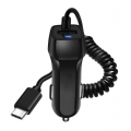 Autolader met USB-C kabel en USB-poort